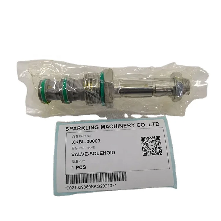 

XKBL00003 Solenoid Valve R170W7 R140LC-9 Excavator Solenoid Valve Core XKBL-00003