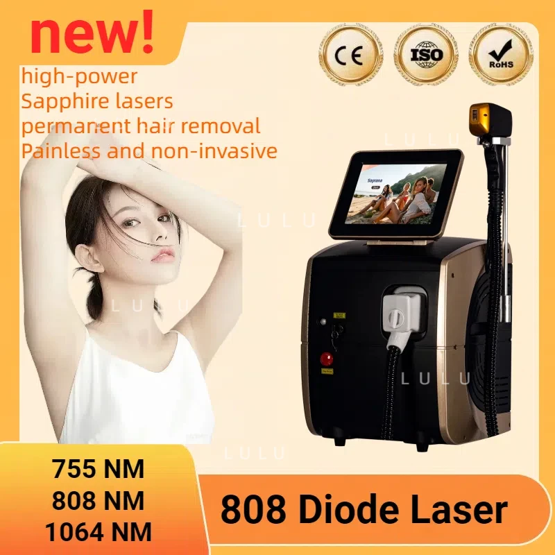 

Best 3000w Ice Platinum 808nm Diode Laser Hair Removal Machine 755 808 1064 Remove Hair Epilation Laser Hair Removal