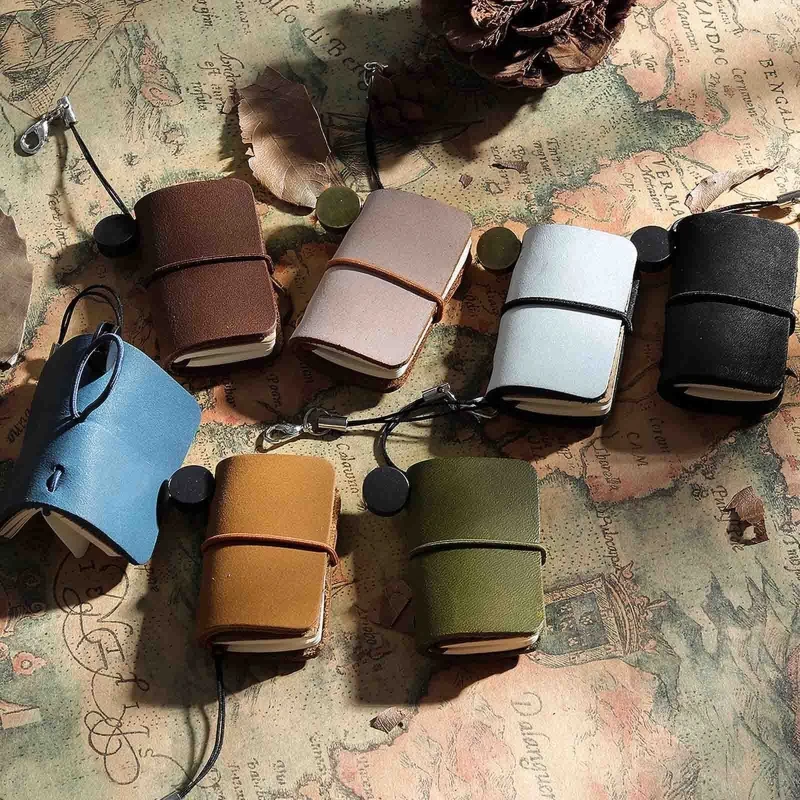 Bloc de notas de cuero sin forro en blanco, cuaderno diario para artista, Escuela de Arquitectura, 64 páginas