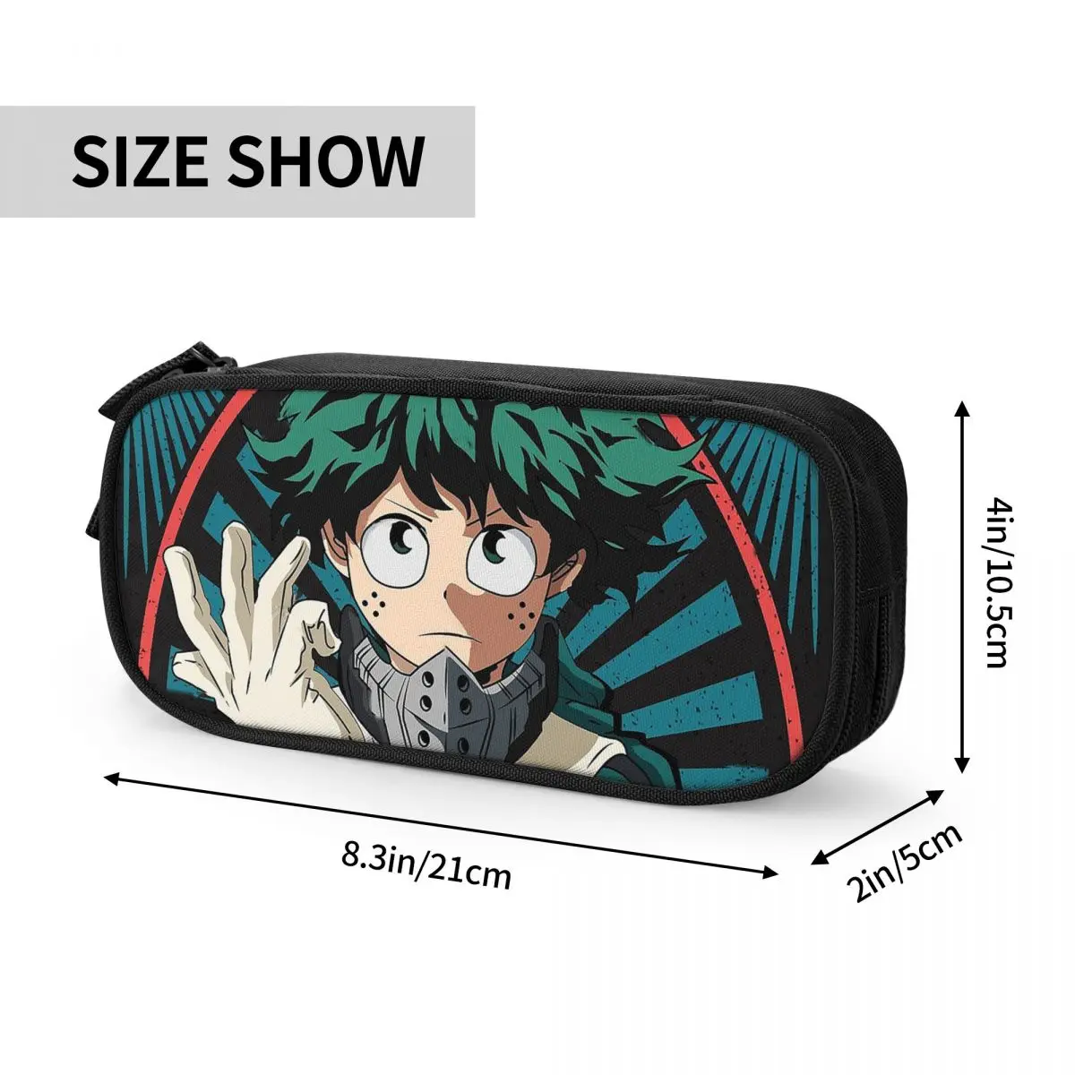 Imagem -06 - Hero Academia Deku Lápis Cases Boku no Boku Pen Box Grande Capacidade Bolsa Material Escolar Papelaria Presente Novo my