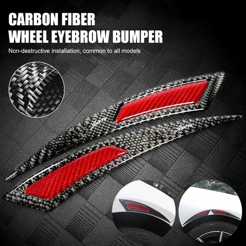 

Car wheel edges Carbon fiber Bumper strips Decorative strips