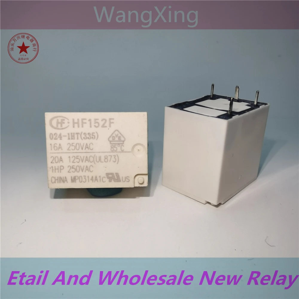 HF152F 024-1HT(335) Electromagnetic Power Relay 4 Pins