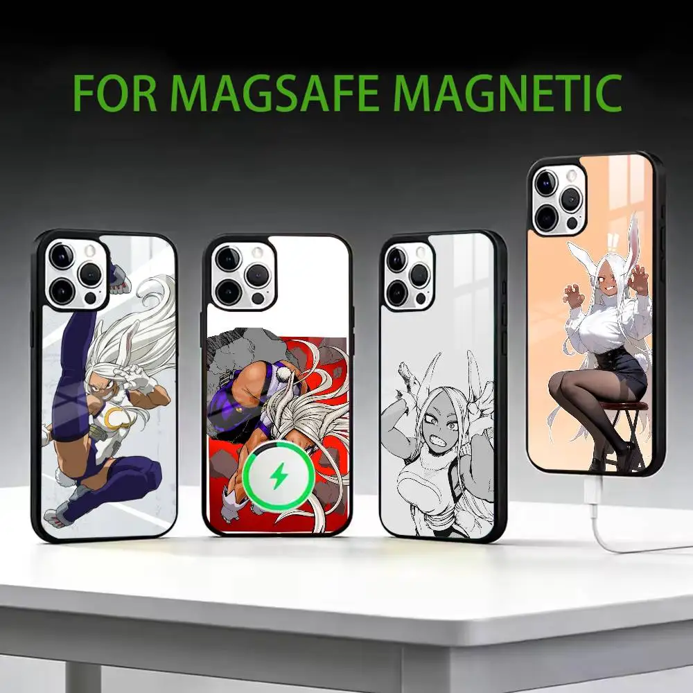 

Rumi U-Usagiyama M-Mirko Phone Case For iPhone17,16,15,14,13,12,11 Plus,Pro Max Magnetic For Magsafe Wireless Charging
