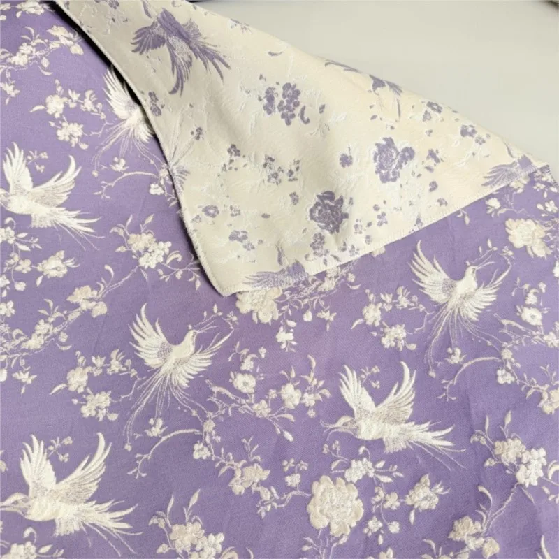 Jacquard fabric Chinese-style polyester-cotton women's armor 4
