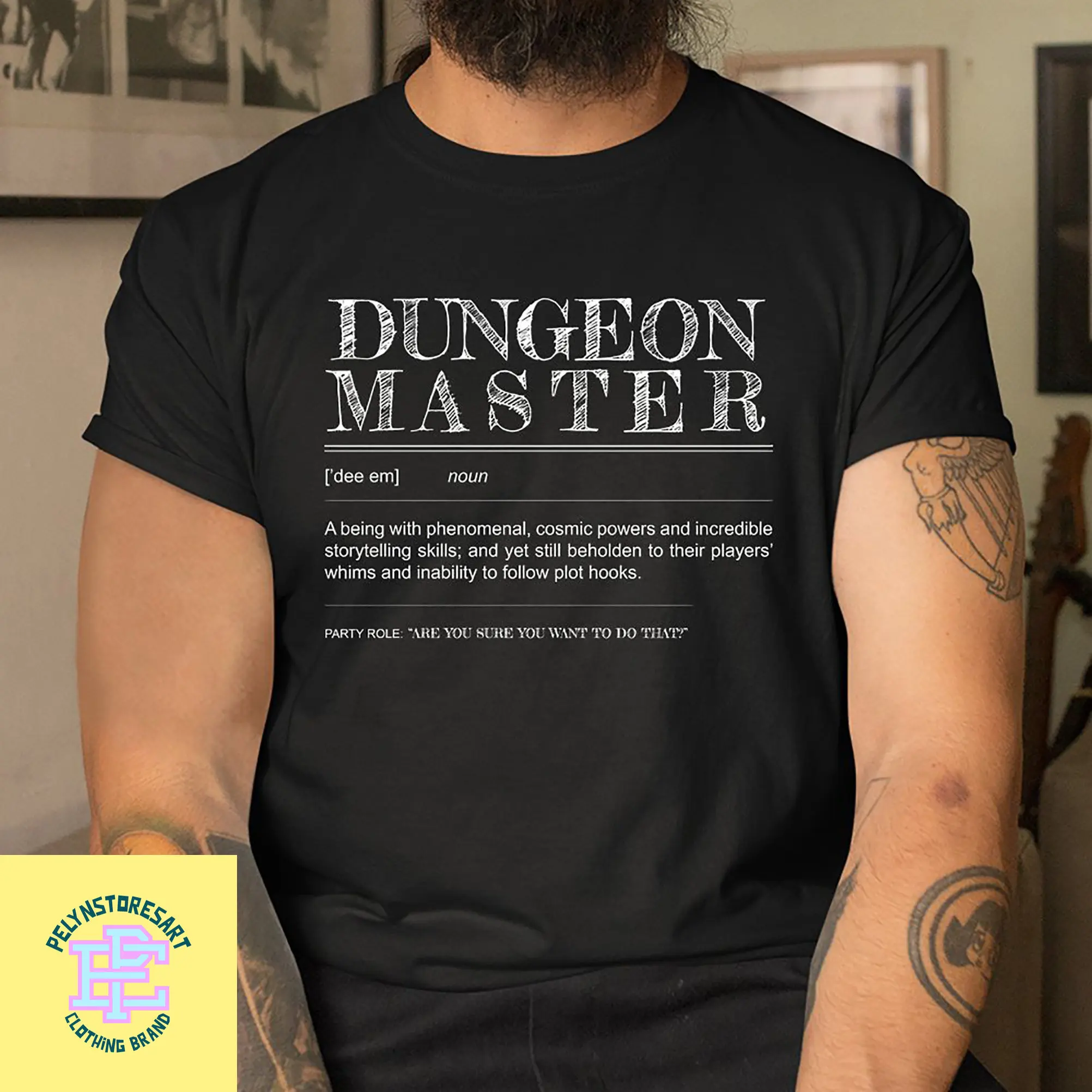 تي شيرت Dungeon Master، تي شيرت Dungeons & Dragons، تي شيرت DND، تي شيرت لعبة لعب الأدوار، هدية Dungeon Master