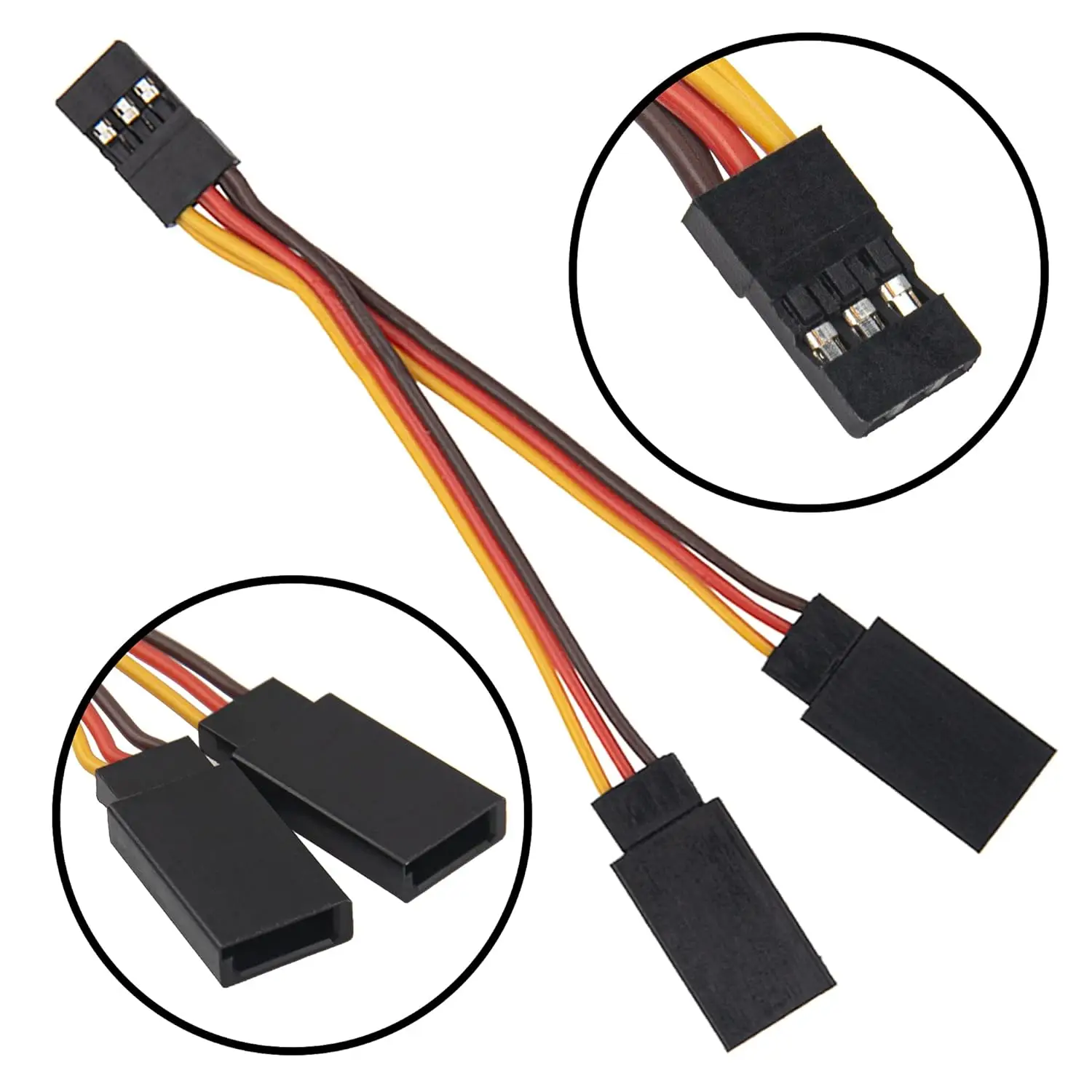 6Pcs ShareGoo JR Style Servo Splitter Cable, 2.75\