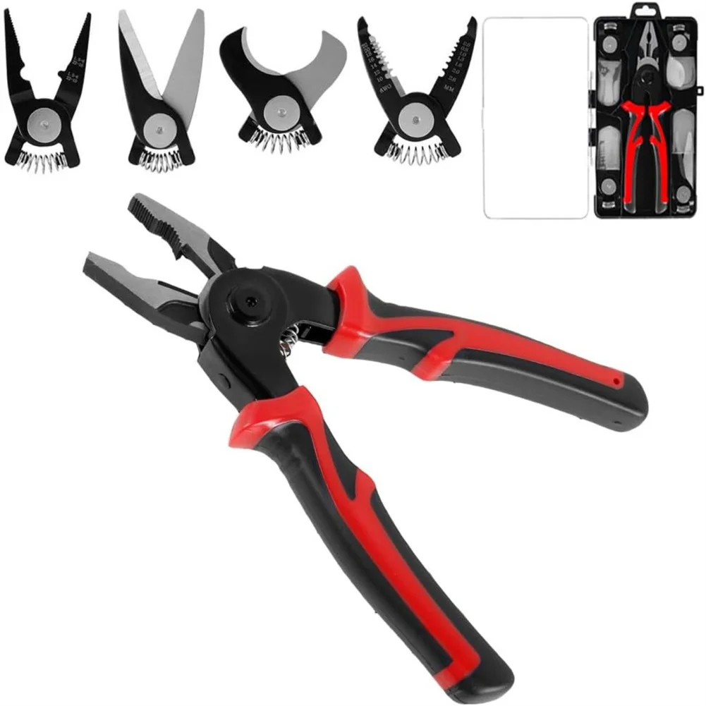 

5 IN1 200MM Multifunctional Plier With Storage Box High Strength High Hardness Steel Wire Plier Hand Tools For Home Maintenance