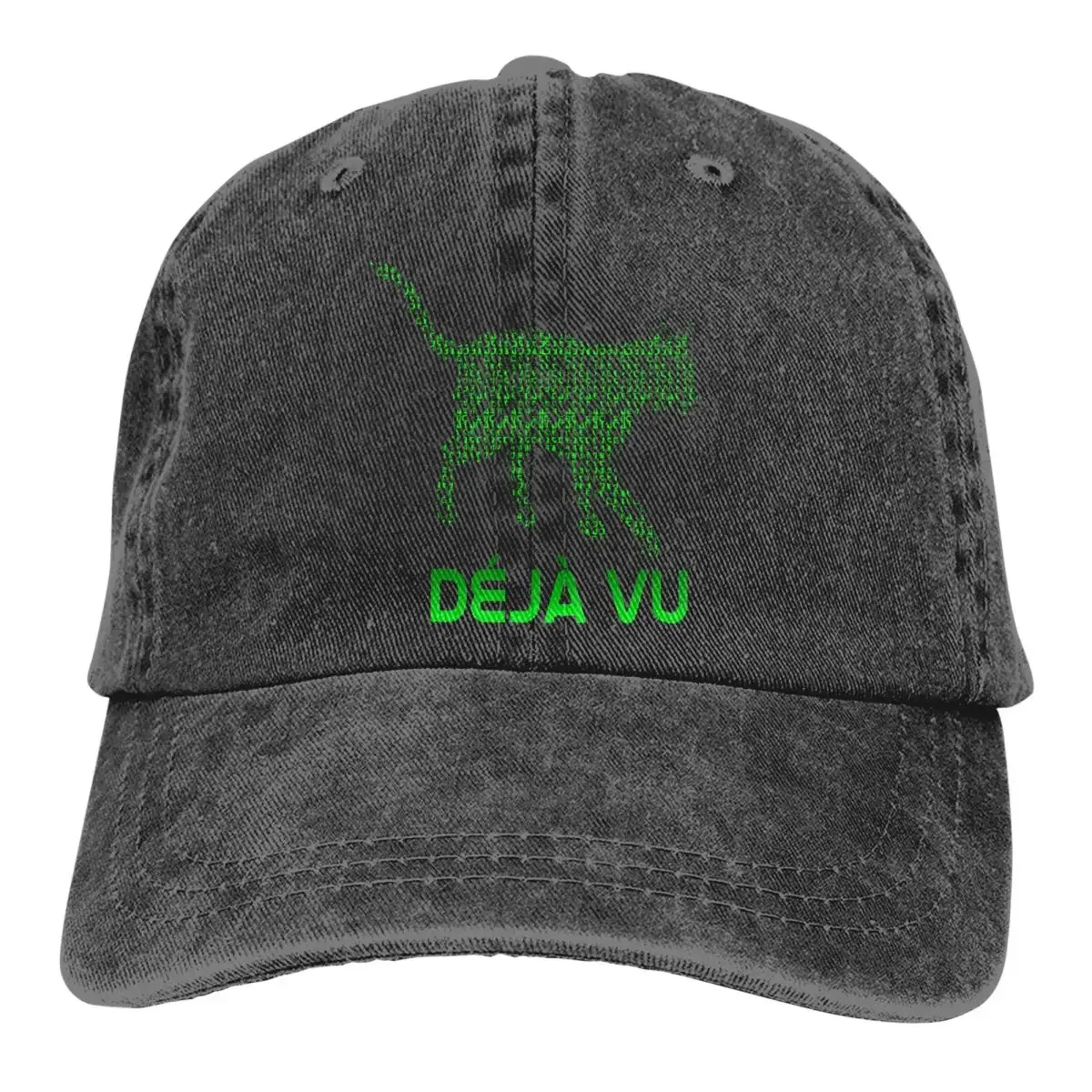 Deja Vu Cat Baseball Caps Peaked Cap The Matrix Murphys Action Movie Sun Shade Hats for Men