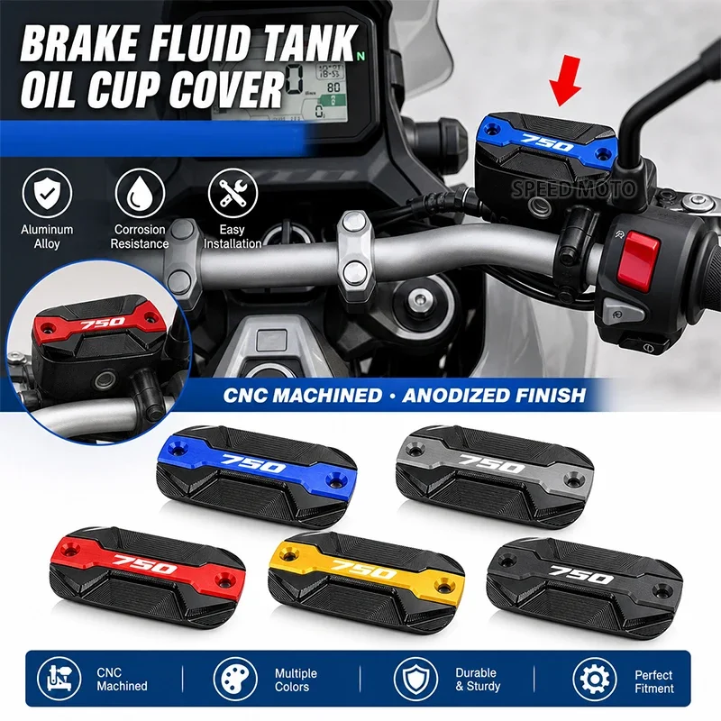 For Honda XADV750 X-adv750 Forza750 NSS750 NC750X FORZA NSS XADV 750 Motorcycle CNC Front Brake Fluid Reservoir Cover Oil Cap