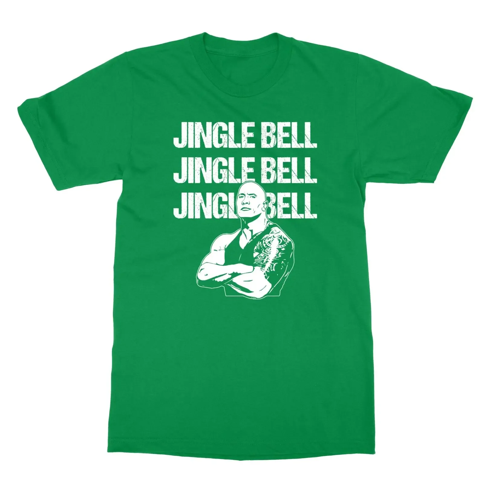 Jingle Bell Dwayne Johnson Christmas Unisex Tee Tshirt