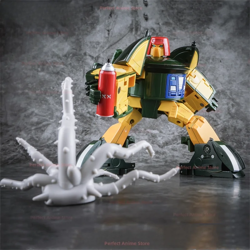 X-Transbot Transformation MM-9+ MM9+ Cosmic Green Metallic G1 Movable Robot Toy with Box Gift Ready Stock