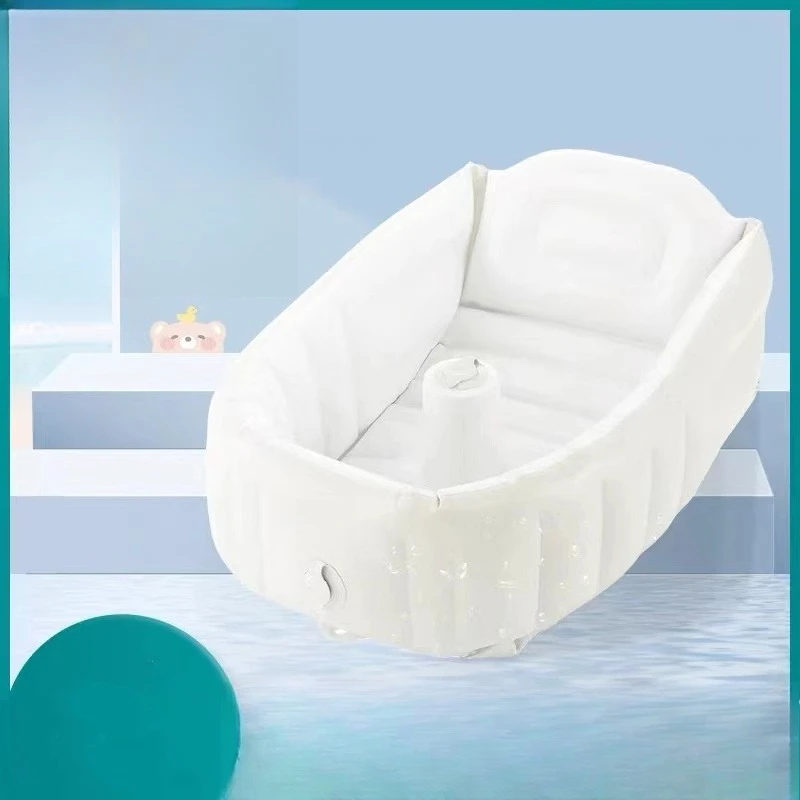 

Baby Bath Tub Inflatable Sit-and-lie Folding Home Portable Baby Bath Tub