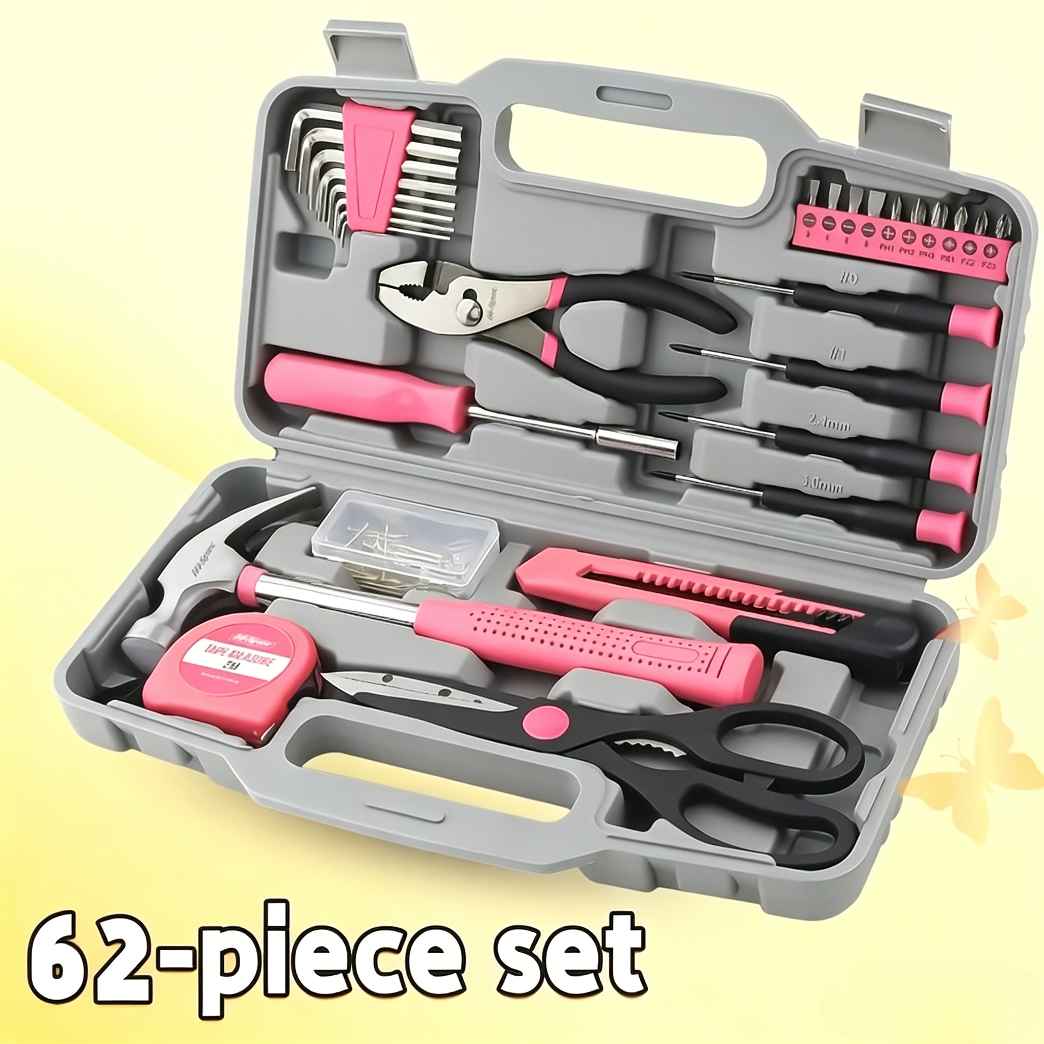 62pcs-household-multifunctional-toolbox-portable-hand-tool-set-hammer-pliers-wrenches-home-repair-gift
