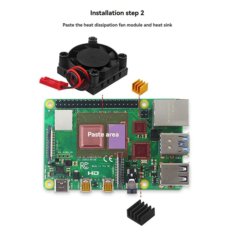 For Raspberry Pi 4B…