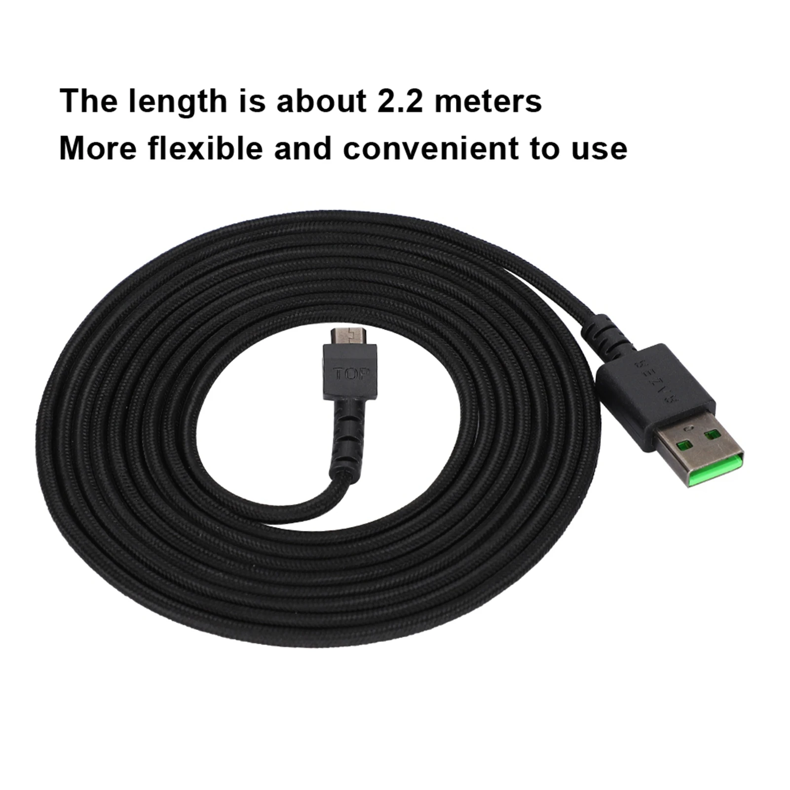 Gaming Mouse Cable For Razer / Super Mamba Mouse Line Pure Copper Core Gaming Mouse USB Cable
