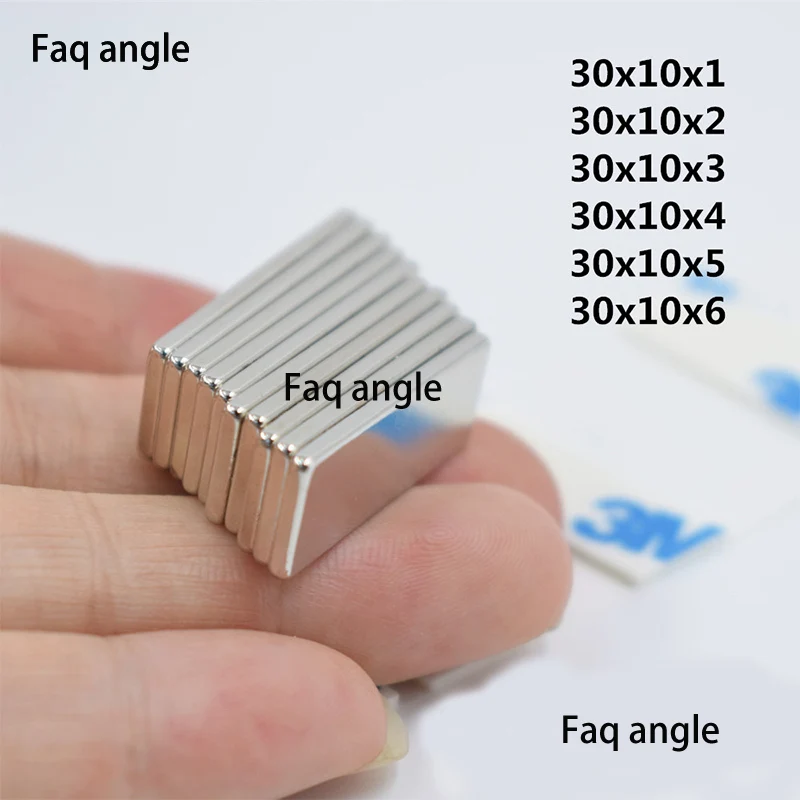 Magnet 30x10x1mm NdFeB Block  Powerful Strong Permanent Magnetic Imanes Neodymium Magnets Aimant Puissant Imanes De Neodimio