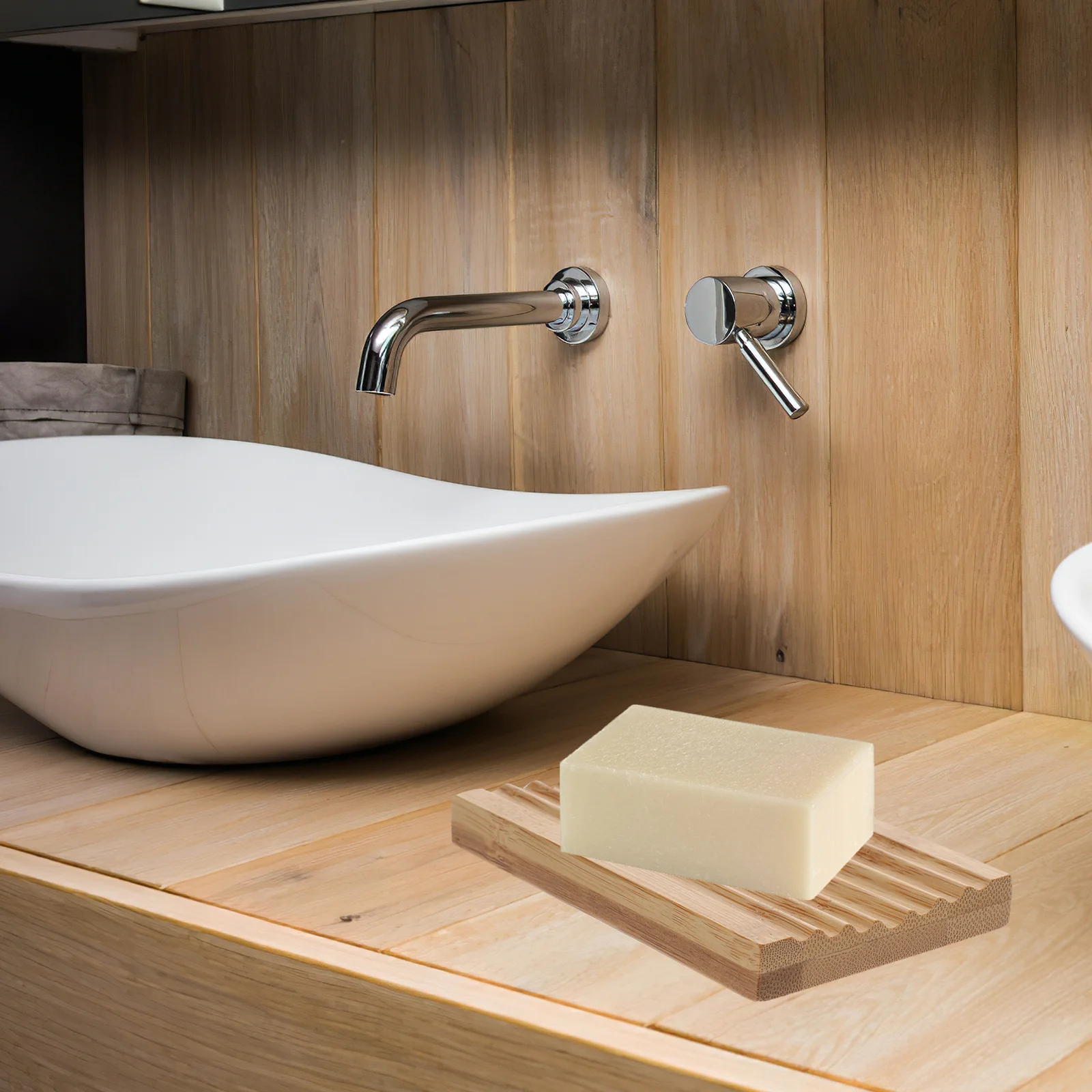 

2pcs Wave-Shaped Storage Tray Drainable Dish Storage Soap Rack For Bathroom Shower Kitchen Sink Bar Soap Holder