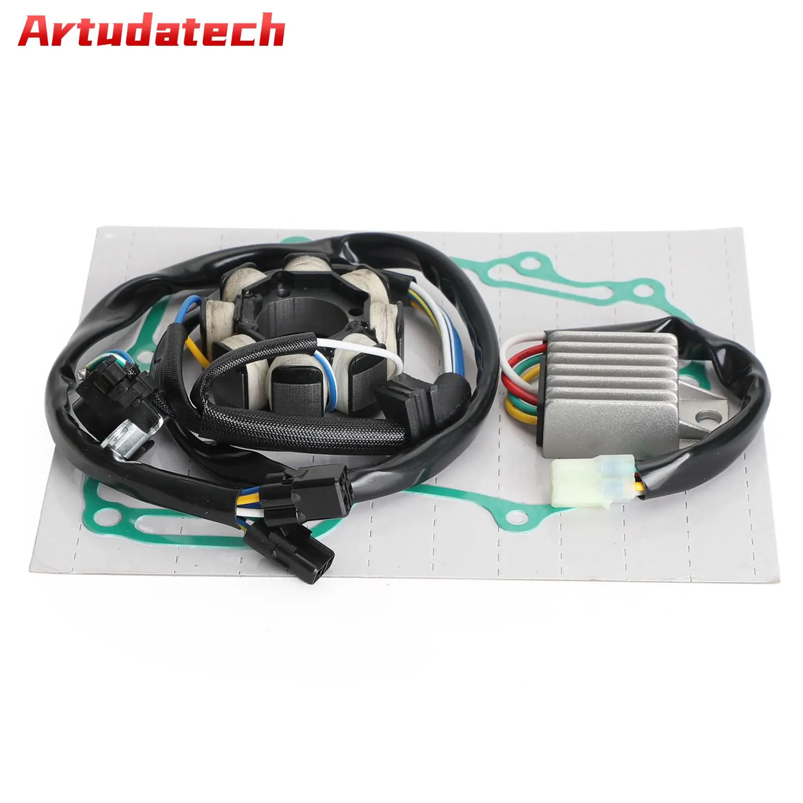 

Artudatech Magneto Stator+Voltage Rectifier+Gasket For Honda CRF 250 X CRF250X 2004-2019