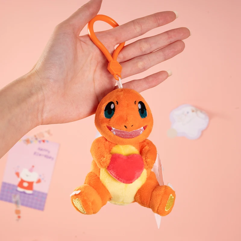 Pokémon Pikachu Gengar Charmander Togepi Anime peluche de juguete de dibujos animados y lindo llavero de muñeca juguete para niños mochila colgante