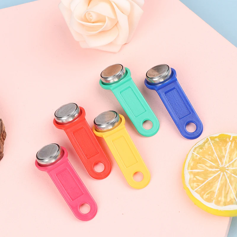 1Pc plastica riscrivibile RFID Touch Memory Key TM Card iButton Copy Card Sauna Key