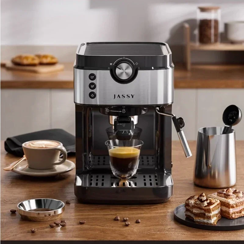 Coffee Machine Concentrated and Freshly Ground Household Semi-automatic Steam Milk Foam Office All-in-one Machine Кофемашина