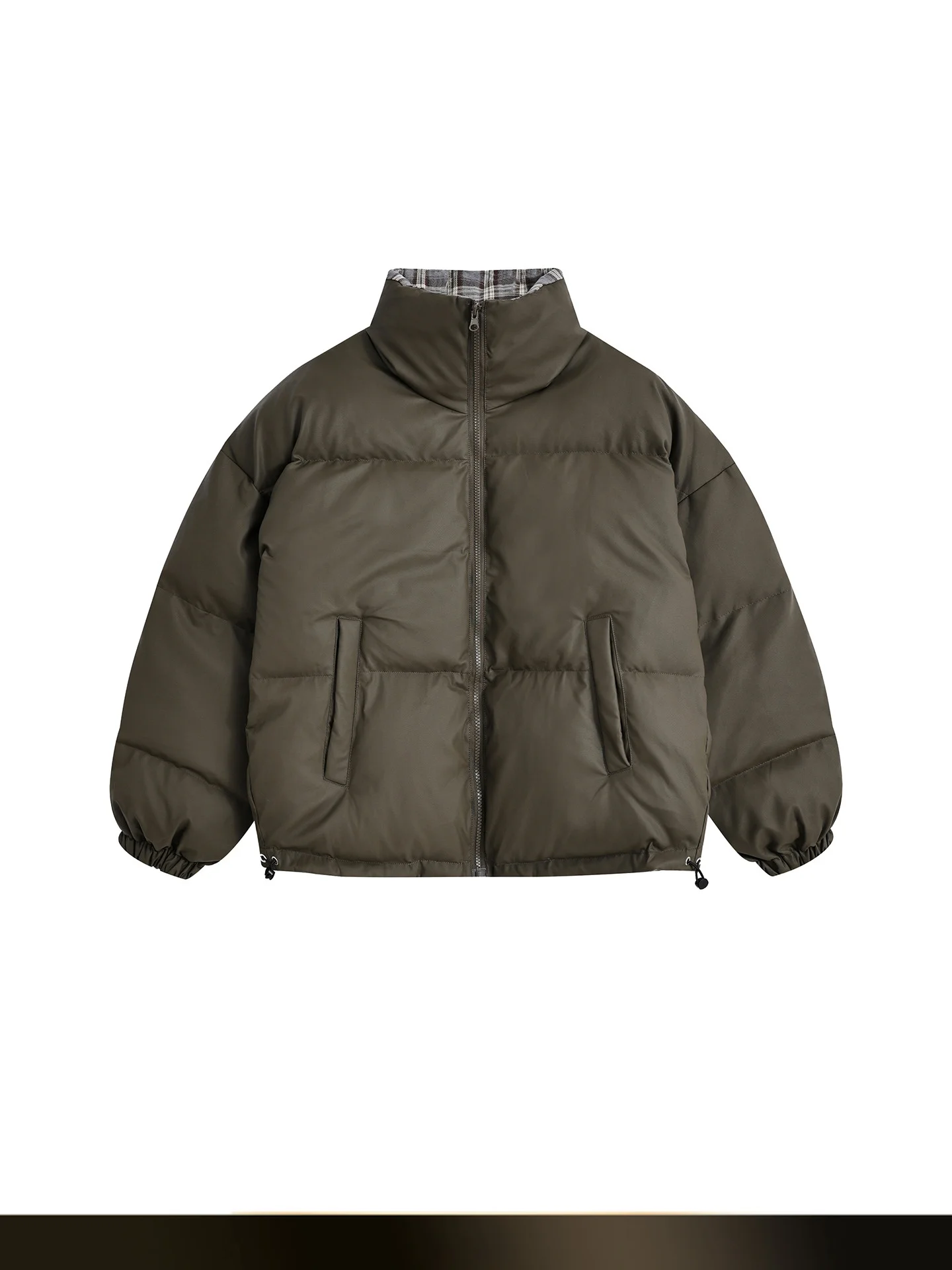 

Мужская зимняя куртка Nted American Retro из искусственной кожи и хлопка, однотонная, простая, свободного кроя, теплая, для пар