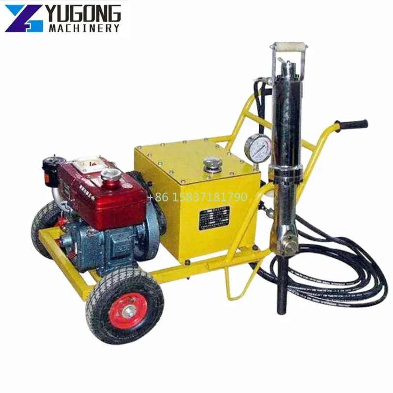 China Hydraulic Rock Splitter Cleaving Machine Manufacturer Excavation Cutter Rock Stone Splitting Breaking Splitter for Finland