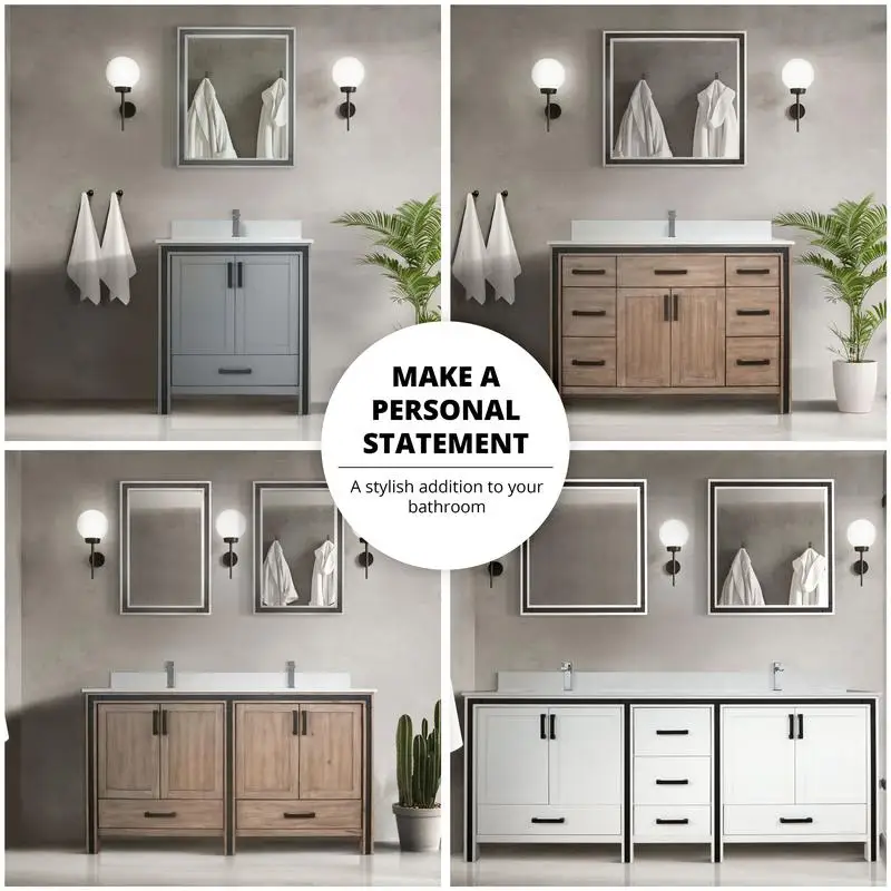 حمام مزدوج أبيض مقاس 84 بوصة مع سطح رخامي مثقف، وعمق 22 بوصة، تصميم حديث لترقية الحمام الفاخر