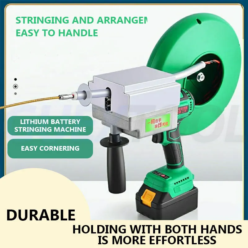 自動電動万能鋼線通線機 電線引抜機 建設用ワイヤー引張機自動電気普遍的な鋼鉄ワイヤースレッディング機械 電気ワイヤーデッサンスレッディング機械 建設ワイヤープラー 電気ワイヤー引き出す機械 充電可能な引き付け機械