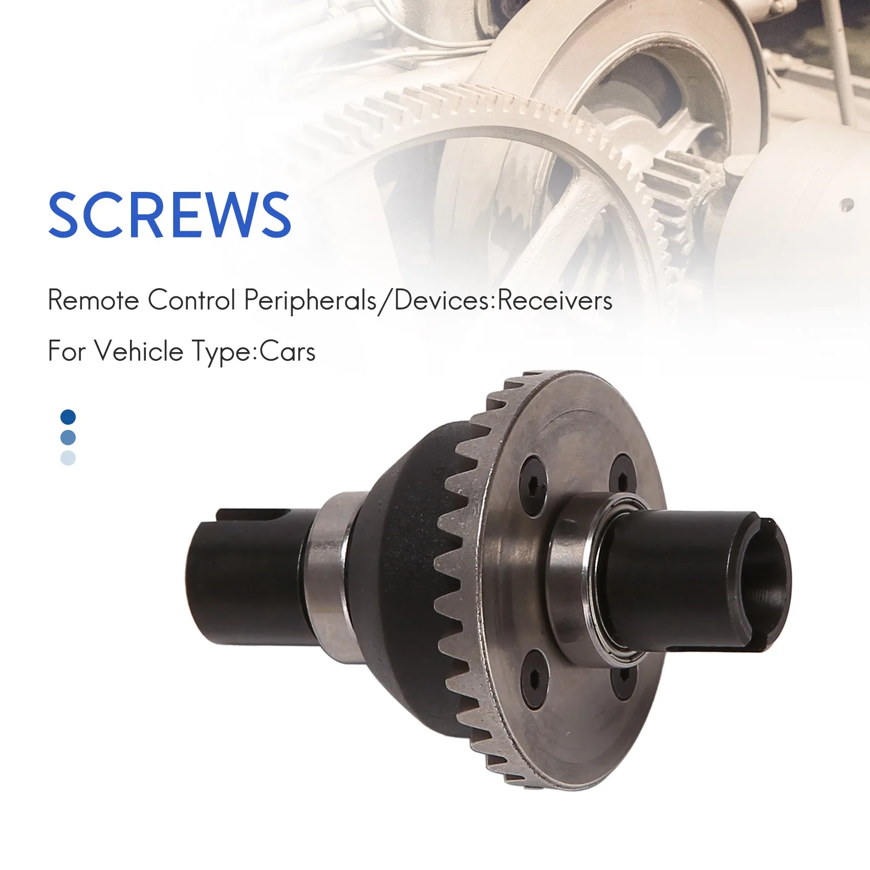 Set differenziale caldo EA1057 per JLB Racing CHEETAH 1/10 Brushless RC Ricambi auto Accessori