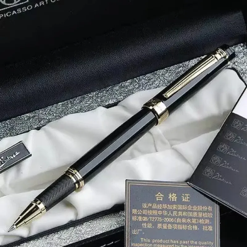 Picasso 917 Rollerball Pen Gloss black Stationery School&Office Supplies Calligraphy Practice Writing Pen,original box choice
