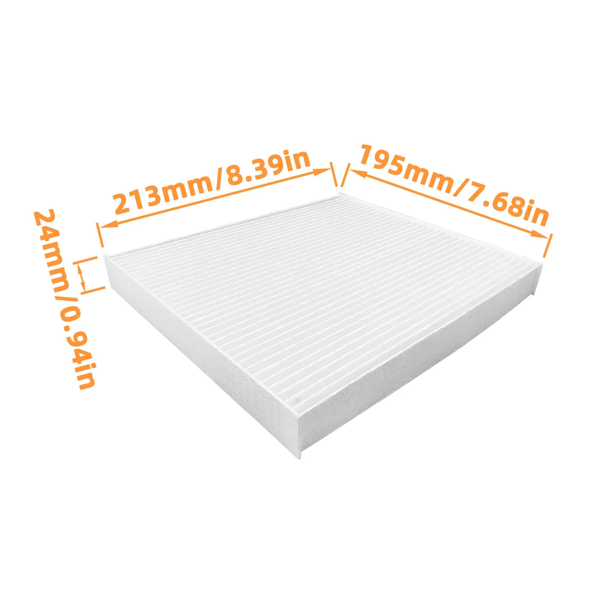 Innenraumluftfilter CF11671 passend für Jeep Wagoneer, Mazda 6, CX-7, RAM 1500, 2500, 3500, 4500, EG21-61-P11, 68318365AA, XC35643, AQ1138 – Detail 6