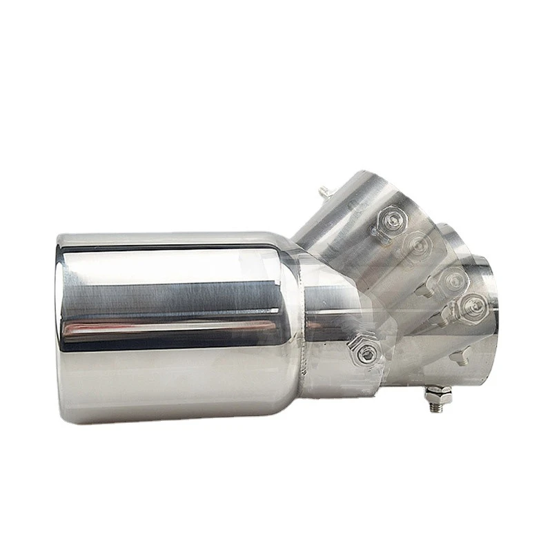 38-54mm inlet adjustable factory sell Angle adjustable stainless steel automobile exhaust tip muffler tail throat