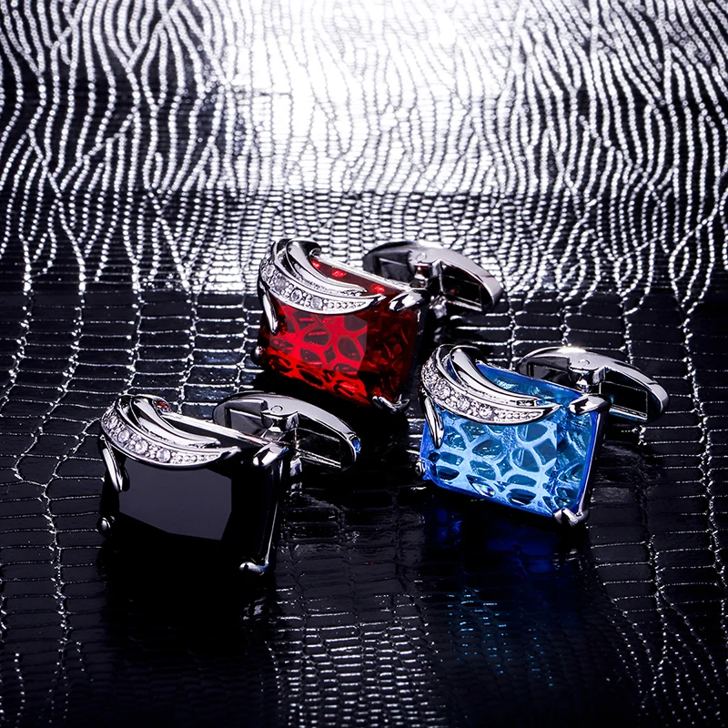 

KFLK Fashion Shirt Cufflinks for Men's Gifts Brand Cuff Buttons Black Cuff links High Quality Abotoaduras Guests Wedding