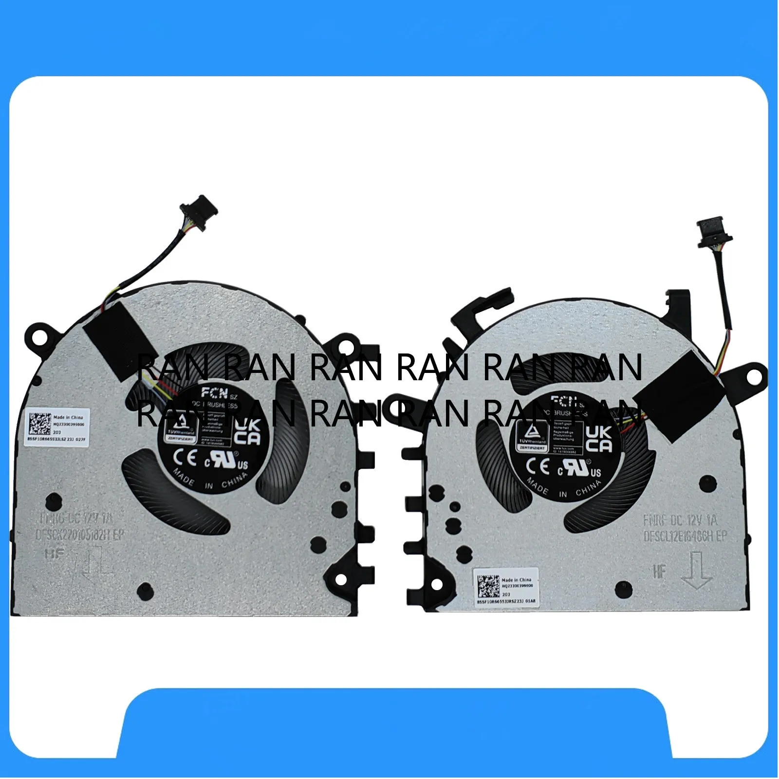 

New CPU+GPU Cooling Fan for Lenovo XIAOXIN PRO 16 Yoga 16s 2021 Year Laptop DFSCL12E16486H FNRF DFSCK220105182H FNRG DC12V 1A