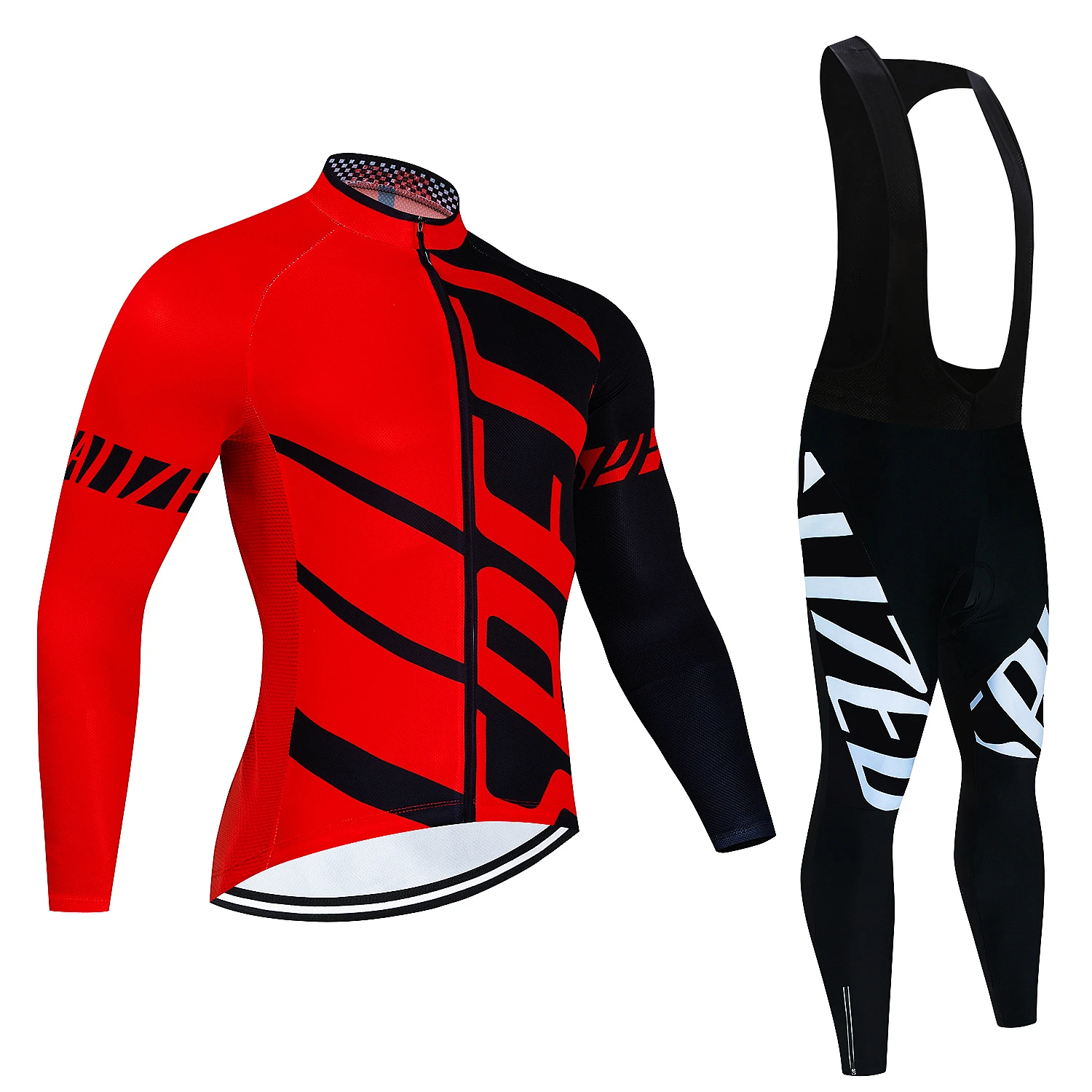 2025 Pro Team Cycling Jersey Set Men Long Sleeve Breathable MTB Bike Clothes Wear Bicycle Cycling Clothing Ropa Maillot Ciclismo