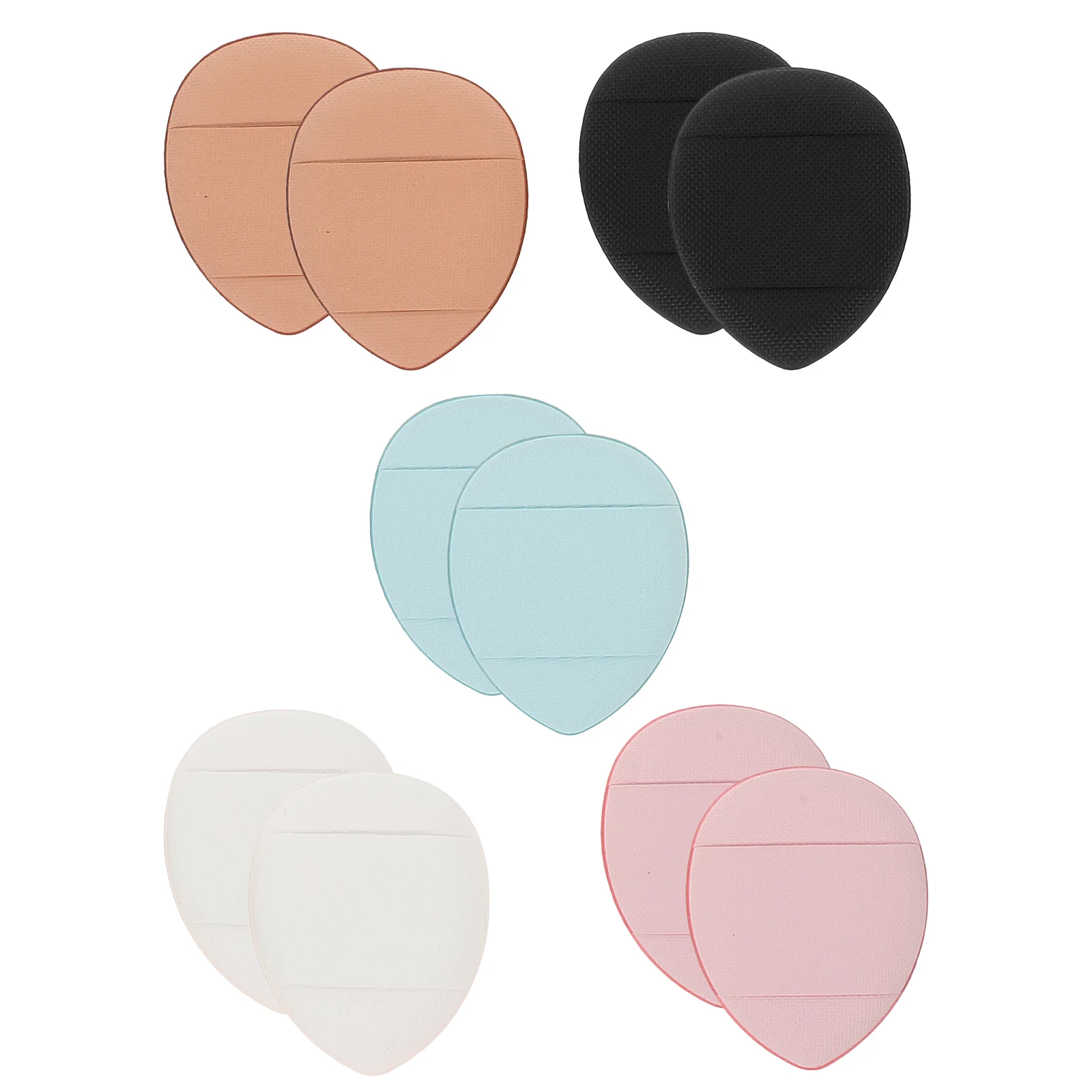 10 Pcs Makeup Sponge Powder Puff Cushion Concealer Triangle Drop Cotton Beauty Tools 5 Colors Soft Delicate Portable