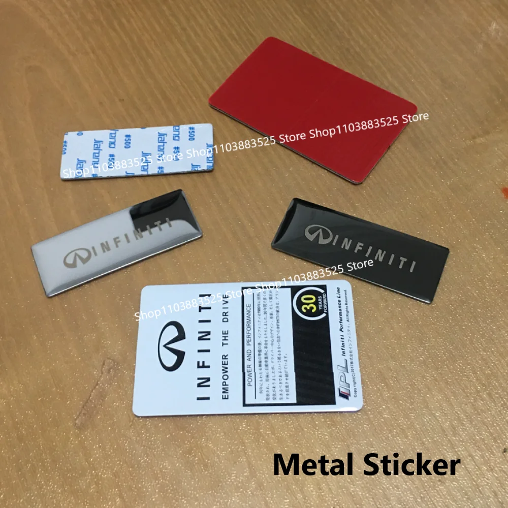 

Metal Decorative Sticker Modified Emblem Badge Sticker for Infiniti Q50 Q30 Q80 Q70 G25 G20 EX35 FX45 FX37 QX70 QX60 Car Sticker