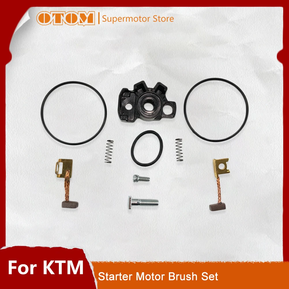 OTOM Motorcycle Motor Repair Kit Electric Starter Carbon Brush Maintenance 79240001000 For KTM SXF XCFW EXCF HUSQVARNA FC FE FS