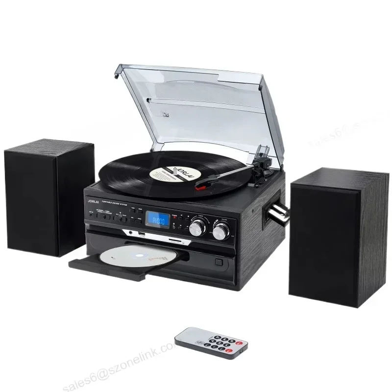 New Arrival LP Player Retro Turntable Record  With External Speaker