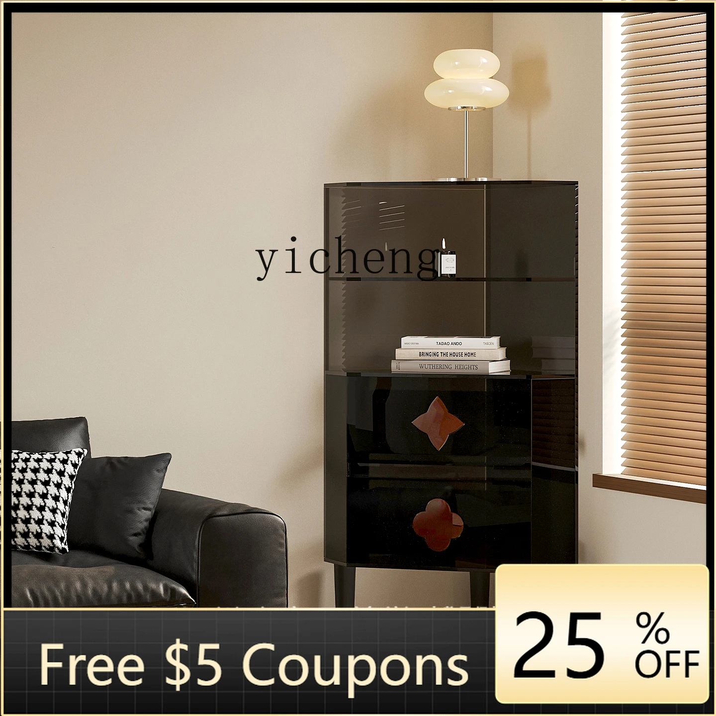 

AA Triangle Cabinet Simple Acrylic Corner Shelf Wall Corner Wine Cabinet Wall-Mounted Corner Storage Cabinet