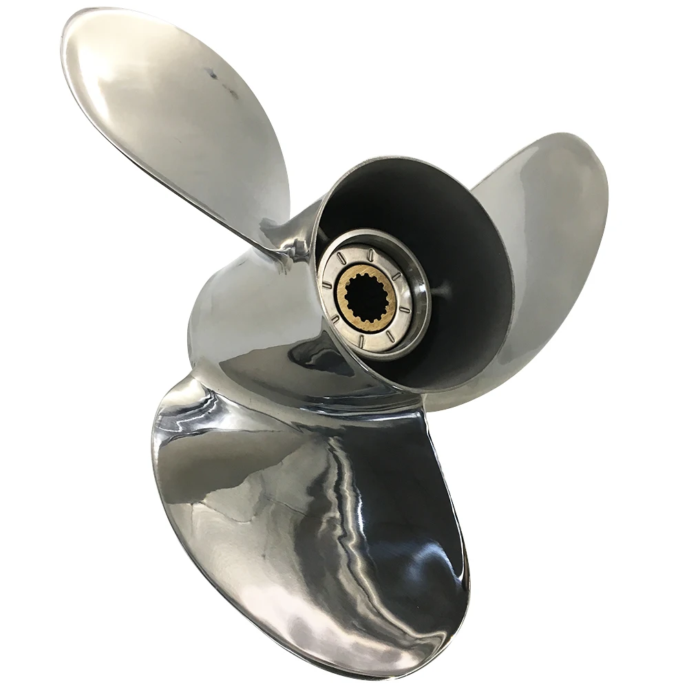 

Propeller 14 1/2x15 Tohatsu Outboard 115HP-300HP 3 Blades Stainless Steel Prop SS 15 Tooth OEM NO: HZY3-58130-T00 14.5x15