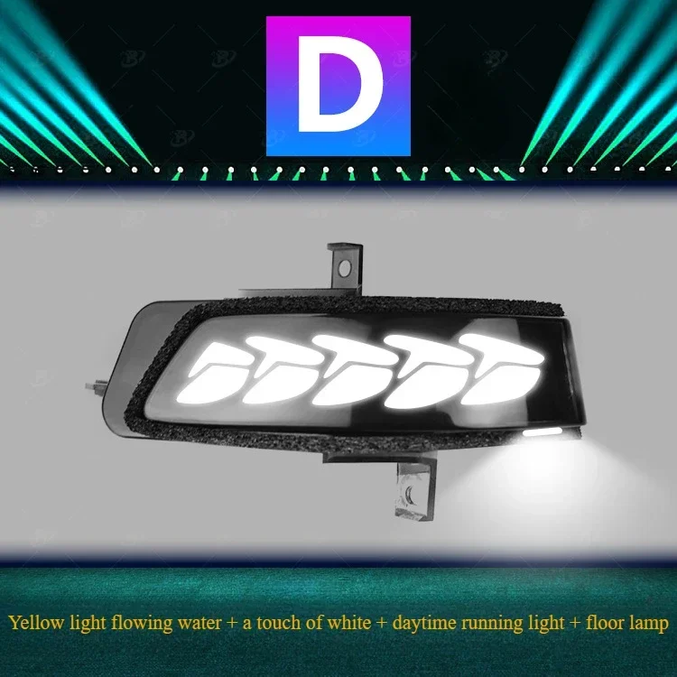 For  Honda Buwei STEPWGN-RP3 rearview mirror, running water turn signals, a touch of blue daytime running lights, dragon scales