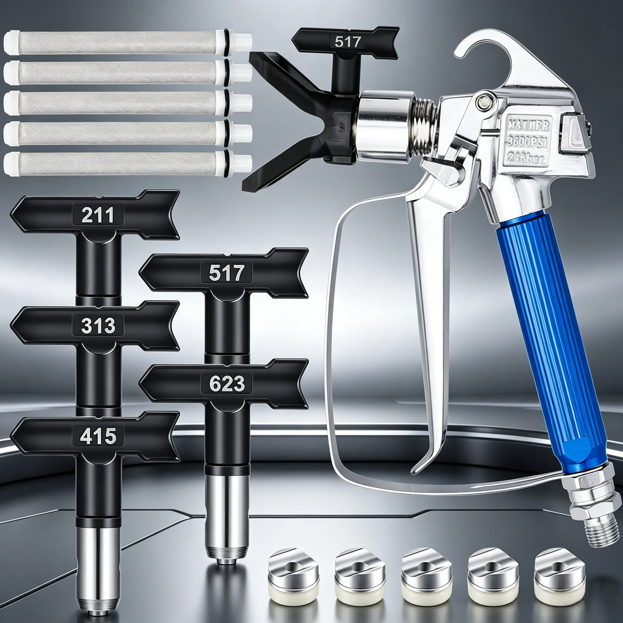 paint-sprayer-gun-kit-with-multiple-nozzles-filters-and-seals-for-airless-painting