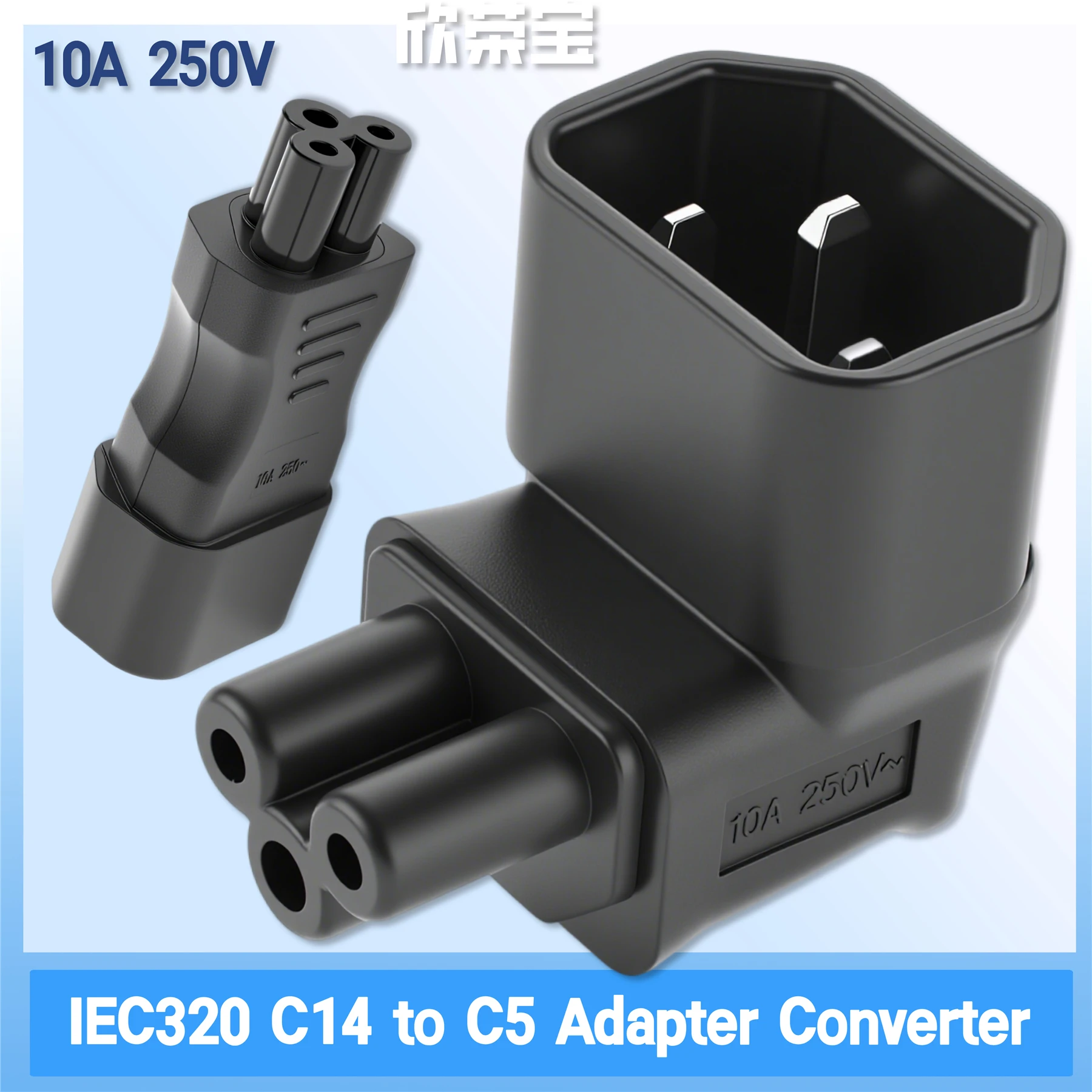 1Pcs Black IEC320 C…