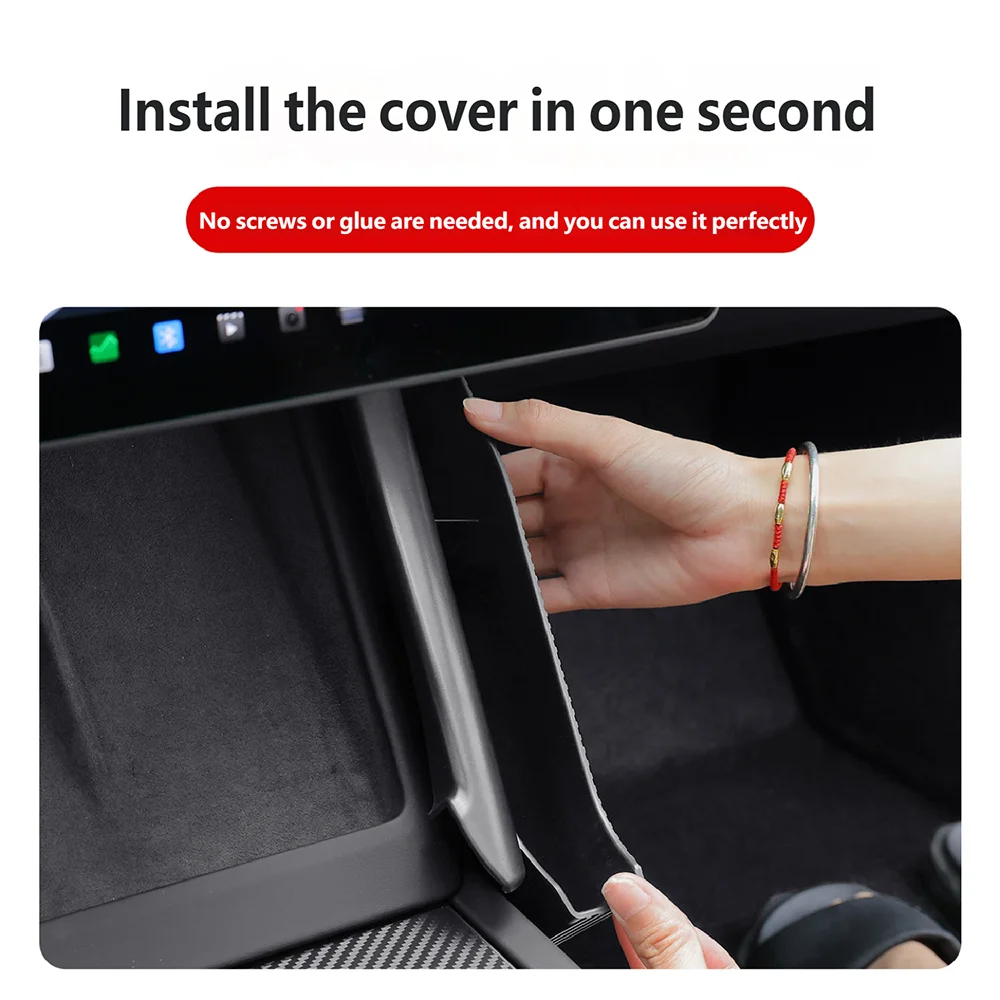 For Tesla Updated Model YL Model Y Model 3 2025 2026 Seat Storage Box Central Interior Gap Storage Box Modification Special