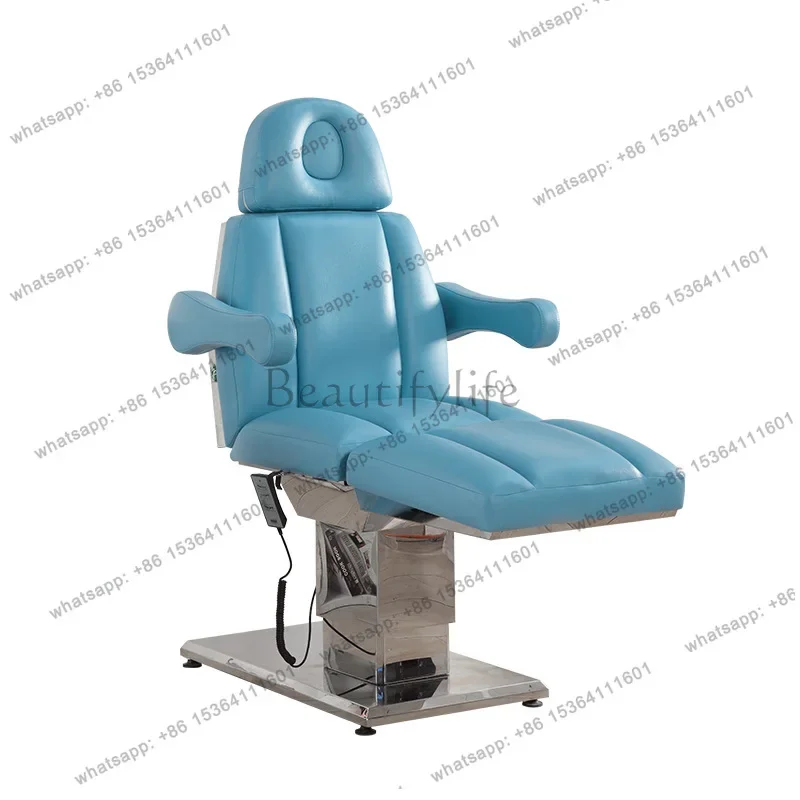 

12Factory direct sales, electric beauty bed lift folding massage bed