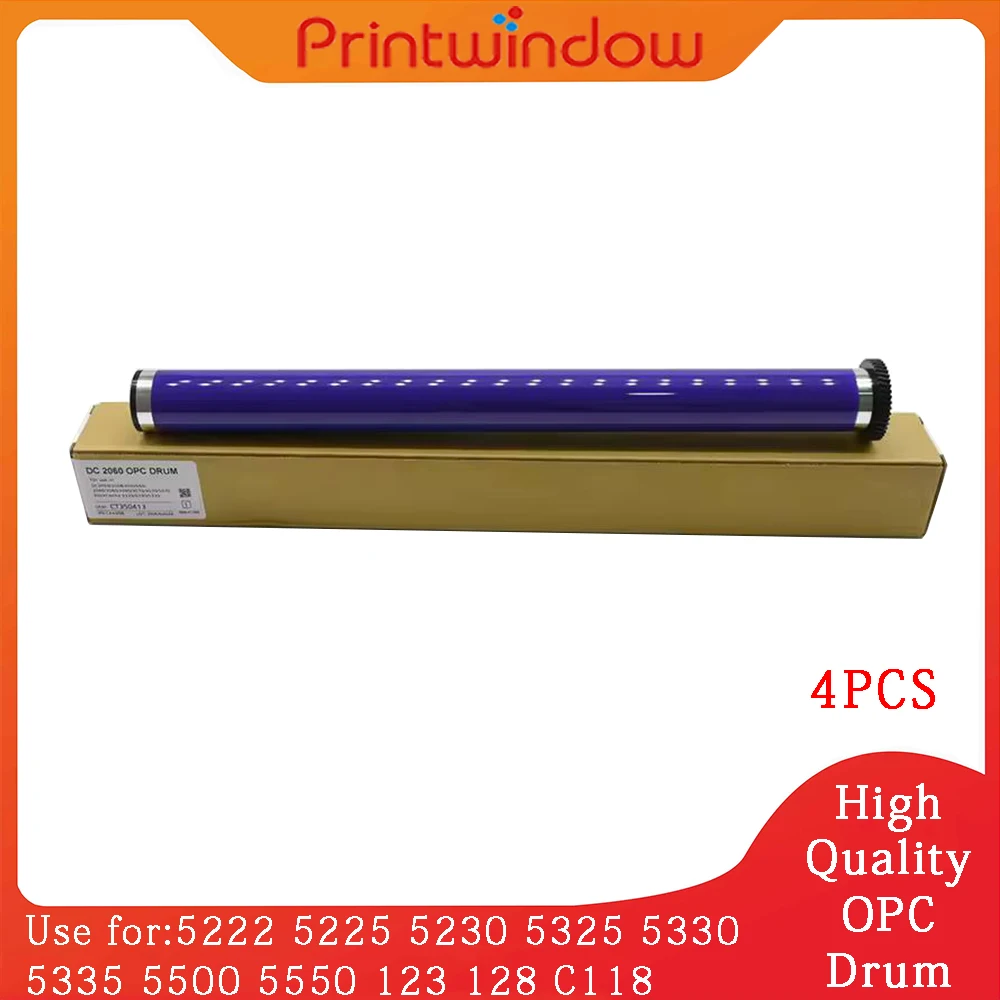 

4 шт. высококачественный барабан OPC для Xerox 5222 5225 5230 5325 5330 5335 5500 5550 123 128 C118 M118 133 2056 2058 450i 550i 3000