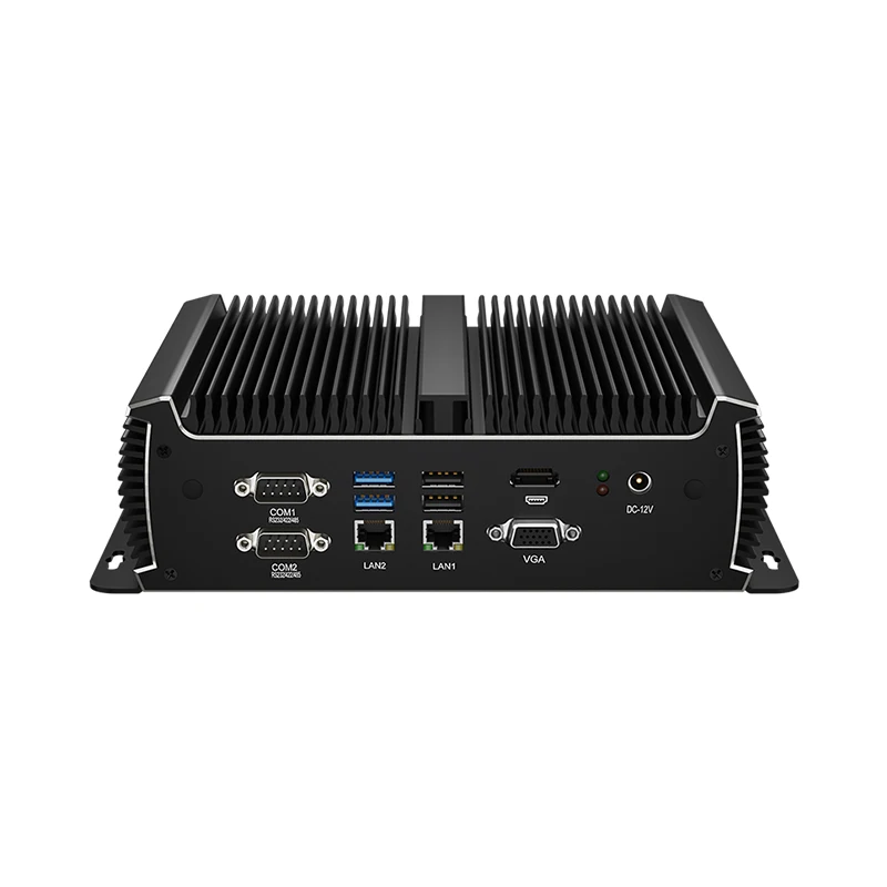 Helorpc lüfter los 2 lan6com industrieller mini pc 8g 128g ddr4 msats unterstützen win10/11 linux wifi bluetooth pfense firewall computer