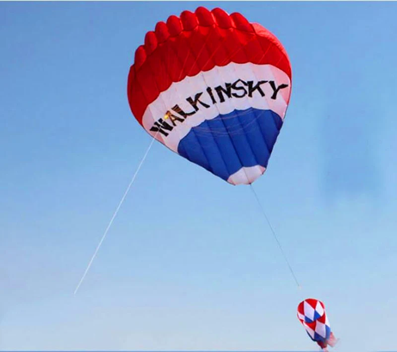 3 m Heißluftballon, großer weicher Drachen, fliegend, für Erwachsene, Ripstop-Nylon-Drachen, Windsäcke, Walk-in-Himmel, großer Drachen-Trompo 	 Drachenrolle Pipa